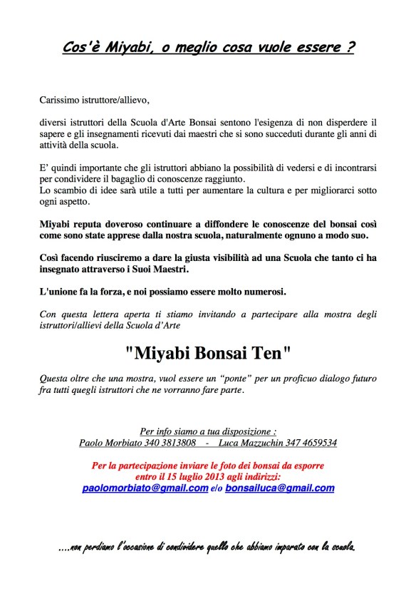 Invito Mostra Miyabi